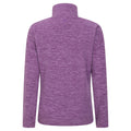 Dusky Purple - Back - Mountain Warehouse Womens-Ladies Snowdon Melange Fleece Top