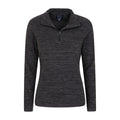 Jet Black - Lifestyle - Mountain Warehouse Womens-Ladies Snowdon Melange Fleece Top