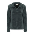 Green - Lifestyle - Mountain Warehouse Womens-Ladies Teddy Fleece Quarter Zip Fleece Top