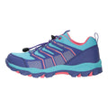 Bright Blue - Side - Mountain Warehouse Childrens-Kids Bolt Waterproof Trainers