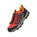 Red - Front - Mountain Warehouse Childrens-Kids Bolt Waterproof Trainers