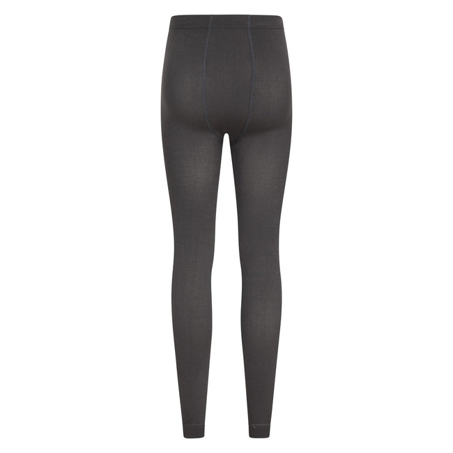 Grey - Back - Mountain Warehouse Womens-Ladies Fluffy Fleece Lined Thermal Leggings