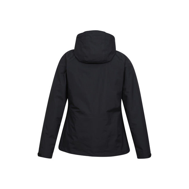 Black - Back - Mountain Warehouse Womens-Ladies Thunderstorm II 3 in 1 Waterproof Jacket