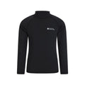 Black - Front - Mountain Warehouse Childrens-Kids Long-Sleeved Rash Top