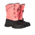 Coral - Front - Mountain Warehouse Childrens-Kids Whistler Adaptive Snow Boots