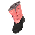 Coral - Pack Shot - Mountain Warehouse Childrens-Kids Whistler Adaptive Snow Boots