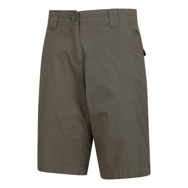 Light Khaki - Side - Mountain Warehouse Womens-Ladies Coast Stretch Shorts