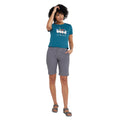 Grey - Side - Mountain Warehouse Womens-Ladies Coast Stretch Shorts