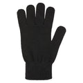 Black - Back - Mountain Warehouse Mens Knitted Everyday Gloves