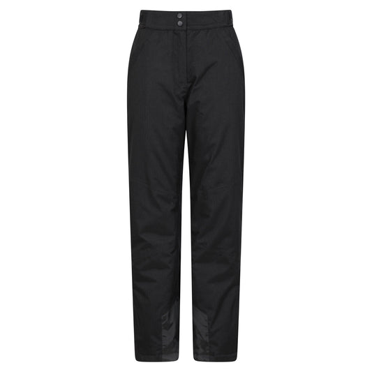 Black - Front - Mountain Warehouse Womens-Ladies Blizzard II Ski Trousers