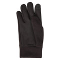 Black - Back - Mountain Warehouse Mens Touch Screen Fleece Gloves