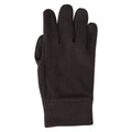 Black - Front - Mountain Warehouse Mens Touch Screen Fleece Gloves