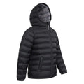 Black - Side - Mountain Warehouse Childrens-Kids Seasons Water Resistant Padded Jacket