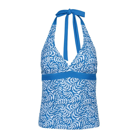Blue - Front - Mountain Warehouse Womens-Ladies Ocean Notion Tankini Top