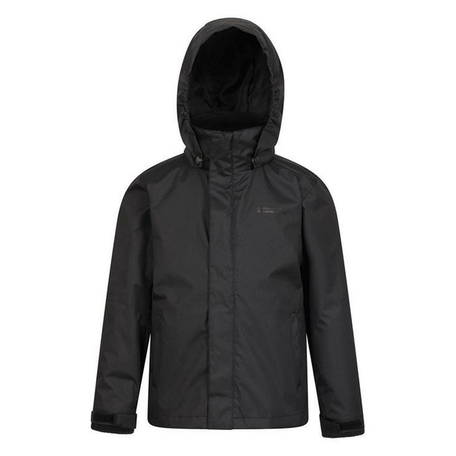 Black - Back - Mountain Warehouse Childrens-Kids Fell 3 in 1 Jacket