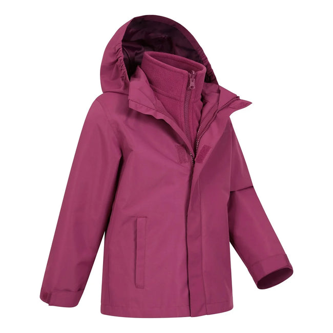 Pink - Lifestyle - Mountain Warehouse Childrens-Kids Fell 3 in 1 Jacket