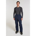 Navy - Front - Mountain Warehouse Mens Regular Dusk II Ski Trousers