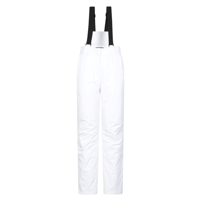 White - Front - Mountain Warehouse Womens-Ladies Moon II Ski Trousers