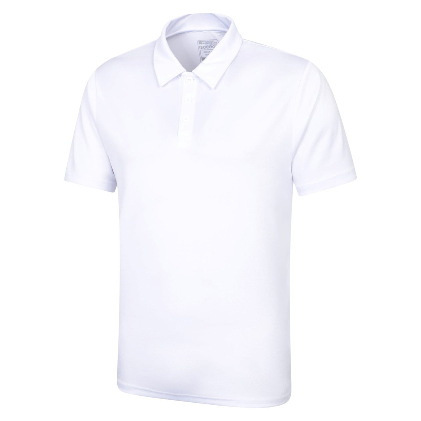 White - Lifestyle - Mountain Warehouse Mens Endurance IsoCool Polo Shirt