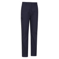 Navy - Side - Mountain Warehouse Womens-Ladies Winter Hiker Stretch Hiking Trousers