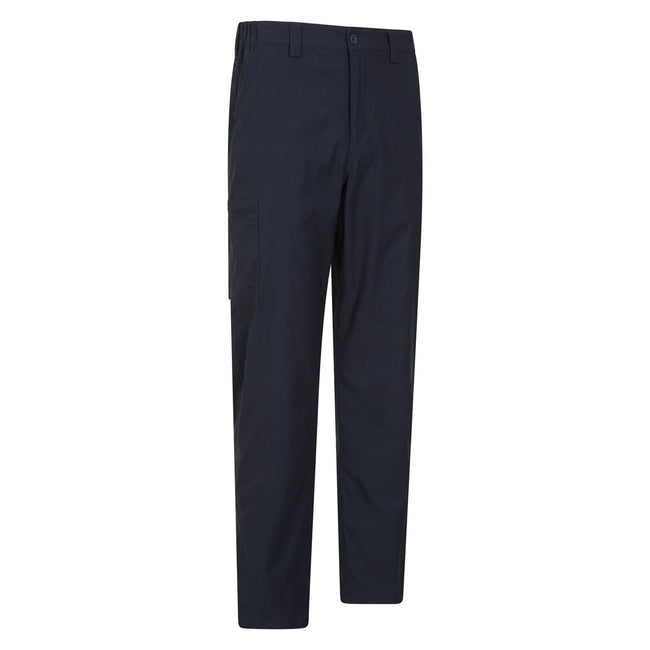 Dark Blue - Side - Mountain Warehouse Mens Trek II Short Winter Trousers