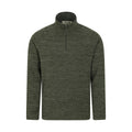 Green - Front - Mountain Warehouse Mens Snowdon II Fleece Top