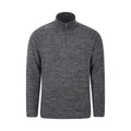 Grey - Front - Mountain Warehouse Mens Snowdon II Fleece Top