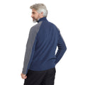 Dark Blue - Back - Mountain Warehouse Mens Ashbourne II Half Zip Fleece Top