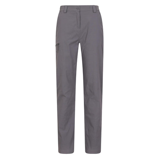 Charcoal - Front - Mountain Warehouse Womens-Ladies Stretch Short Hiking Trousers