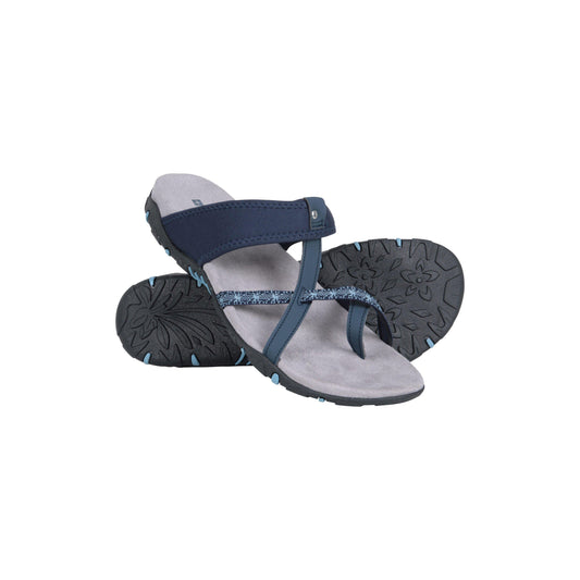 Navy - Front - Mountain Warehouse Womens-Ladies Marbella Sandals