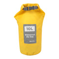 Yellow - Front - Mountain Warehouse Waterproof 10L Dry Bag