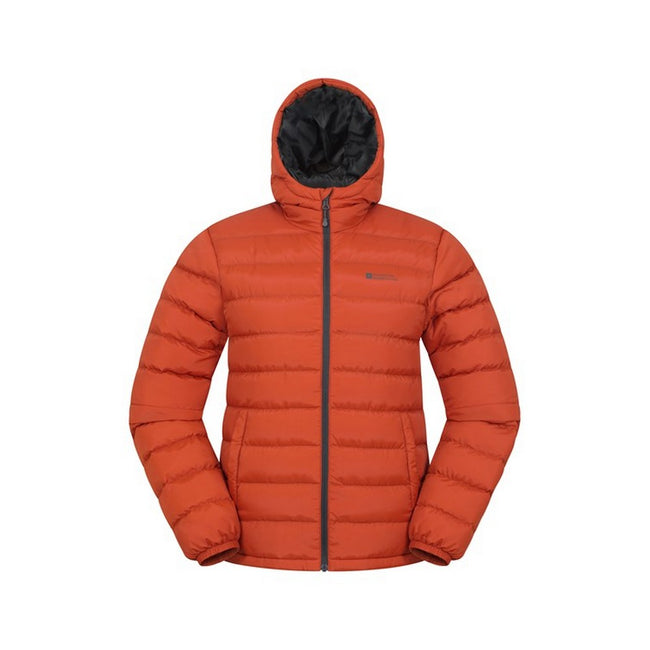 Rust - Front - Mountain Warehouse Mens Seasons II Camo Padded Jacket