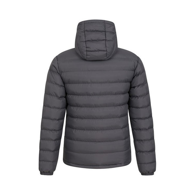 Grey - Back - Mountain Warehouse Mens Seasons II Camo Padded Jacket