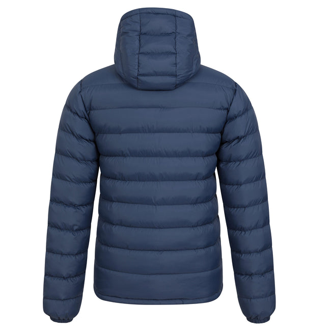 Blue - Back - Mountain Warehouse Mens Seasons II Camo Padded Jacket