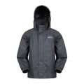Grey - Front - Mountain Warehouse Childrens-Kids Pakka II Waterproof Jacket