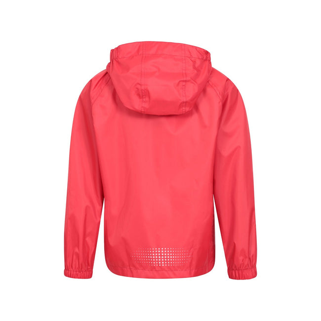 Red - Back - Mountain Warehouse Childrens-Kids Pakka II Waterproof Jacket