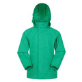 Green - Front - Mountain Warehouse Childrens-Kids Pakka II Waterproof Jacket