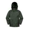 Khaki Green - Front - Mountain Warehouse Childrens-Kids Pakka II Waterproof Jacket