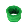 Green - Back - Mountain Warehouse Childrens-Kids Sherpa Fleece Neck Gaiter