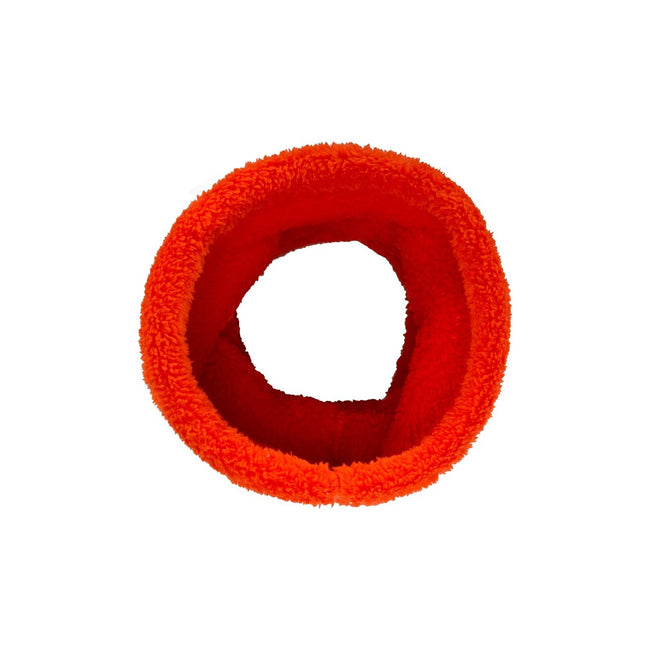 Orange - Back - Mountain Warehouse Childrens-Kids Sherpa Fleece Neck Gaiter
