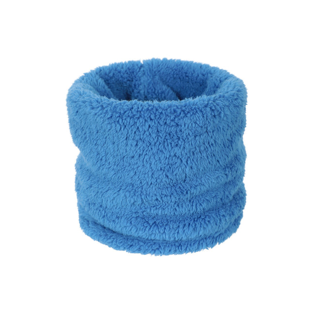 Bright Blue - Front - Mountain Warehouse Childrens-Kids Sherpa Fleece Neck Gaiter