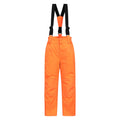 Spicy Orange - Front - Mountain Warehouse Childrens-Kids Raptor Ski Trousers