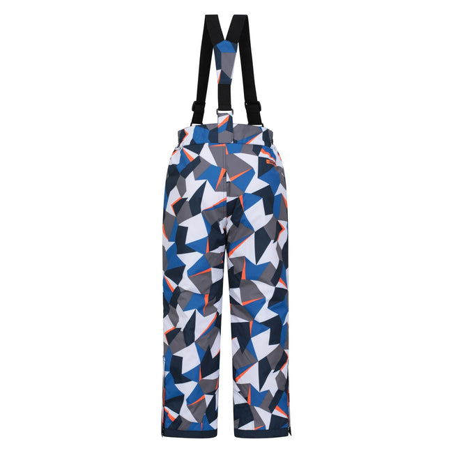 Blue - Back - Mountain Warehouse Childrens-Kids Raptor Ski Trousers