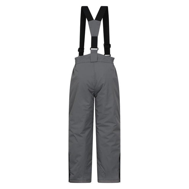 Medium Grey - Back - Mountain Warehouse Childrens-Kids Raptor Ski Trousers