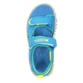 Blue - Pack Shot - Mountain Warehouse Childrens-Kids Marine Light Up Sandals