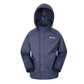 Dark Blue - Front - Mountain Warehouse Childrens-Kids Pakka Waterproof Jacket