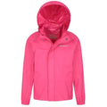 Bright Pink - Pack Shot - Mountain Warehouse Childrens-Kids Pakka Waterproof Jacket