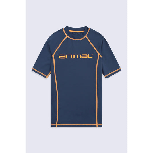 Blue - Front - Animal Childrens-Kids Kai Rash Guard