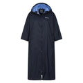 Navy - Pack Shot - Mountain Warehouse Womens-Ladies Coastline Water Resistant Robe