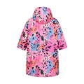 Multicoloured - Back - Mountain Warehouse Childrens-Kids Tidal Leaves Changing Robe